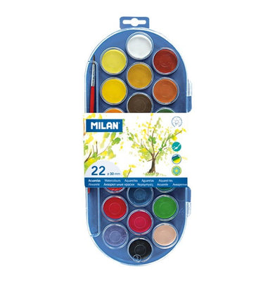 imagSET OF 22 WATERCOLOUR TABLETS Ø 30mm