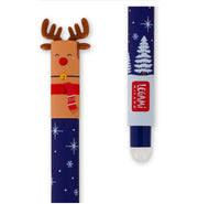 image //www.c...SET OF 3 ERASABLE GEL PENS - SANTA CLAUS + REINDEER + ELF