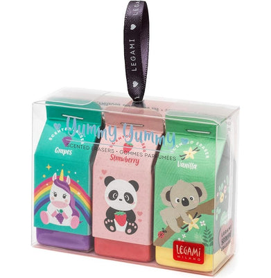 imagSet Of 3 Scented Erasers - Yummy Yummy - Multidesign
