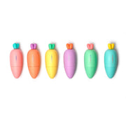 image //www.c...Set Of 6 Mini Highlighters - Carrate Team - Carrot