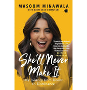 image //www.c...She ll Never Make It : My Journey From Doubt to Dominance Paperback Masoom Minawala and Aditi Shah Bhimjyani Paperback Masoom Minawala and Aditi Shah Bhimjyani