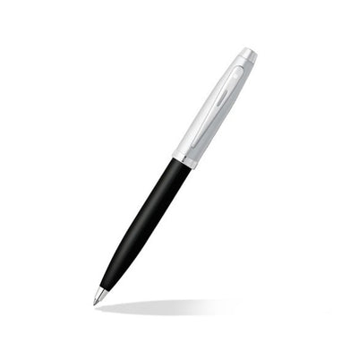 imagSheaffer Gift 100 9313 Black & Chrome Ball Pen With Card Holder