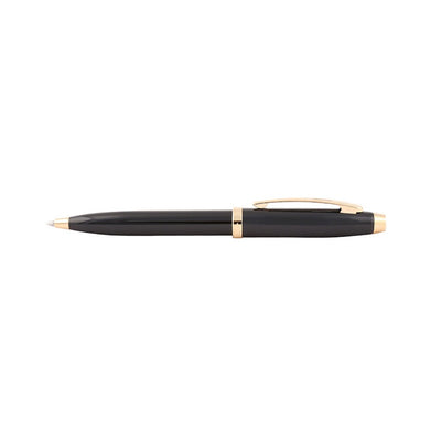 imagSheaffer Gift 100 9322 Black Gt Ball Pen With Gold-Chrome Table Clock