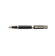 image //www.c...Sheaffer Gift 300 A9325 Glossy Black With Gold Tone Trim Fountain Pen – Medium Nib