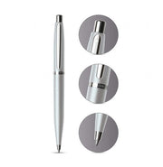 image //www.c...Sheaffer Set VFM 9400 Strobe Silver With Nickel-Plated Ballpoint Pen With A6 Note Book