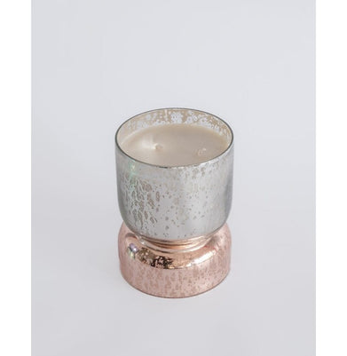 imagShimmer Hourglass Soy wax Candle in hand-blown Glass