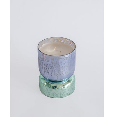 imagShimmer Hourglass Soy wax Candle in hand-blown Glass