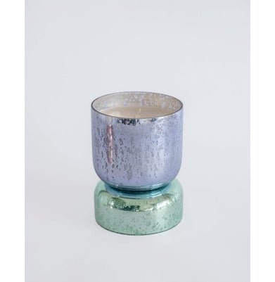 imagShimmer Hourglass Soy wax Candle in hand-blown Glass