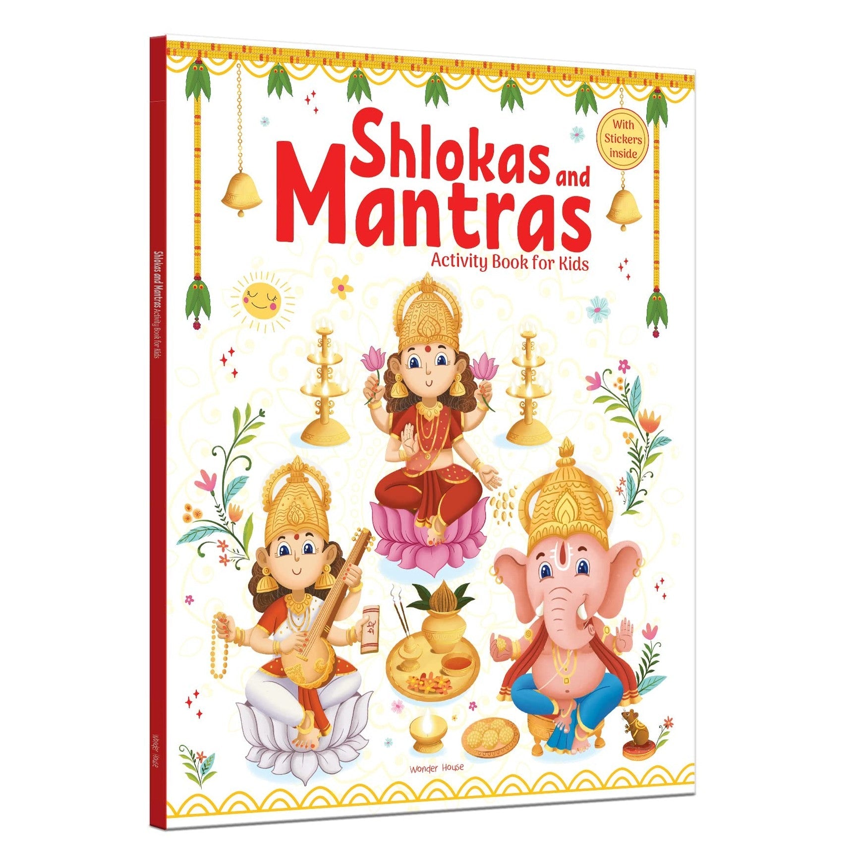 Shlokas And Mantras - Activity Book For Kids - Illustrated Book With Engaging Activities And Sticker