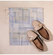image //www.c...Shoe Bags - Blockmetry-Blue ,Beige