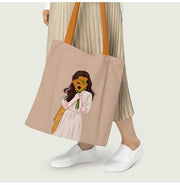 image //www.c...Shy Girl Canvas Tote Bag