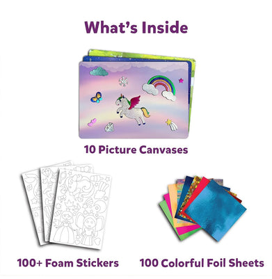 imagSkillmatics Foil Fun Unicorns & Princesses