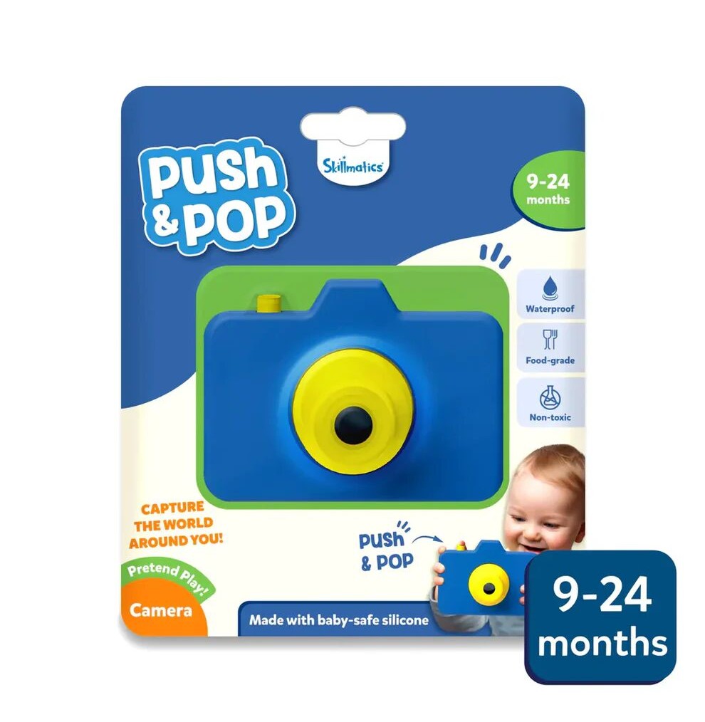 Engaging Push & Pop Sensory Camera for Babies