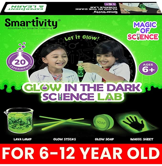 Smartivity Glow Magic Science Experiment Kit for Kids - Explore Fun STEAM Activities and Creative Learning!