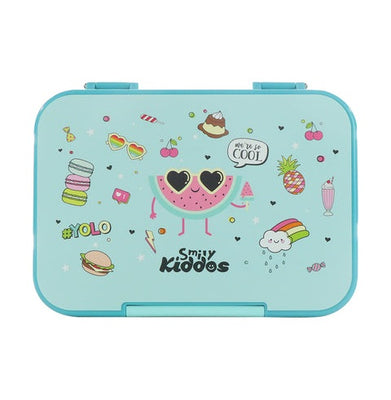 imagSmily Kiddos Bento lunch box-Cool Fruit Theme Light Blue