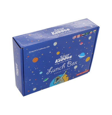 imagSmily Kiddos Bento lunch box-Space Theme Blue