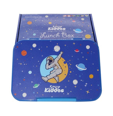 imagSmily Kiddos Bento lunch box-Space Theme Blue