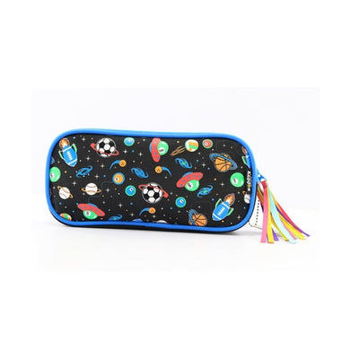 imagSmily Kiddos Fancy Transparent Pencil Case Black