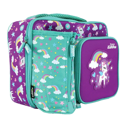 imagSmily Kiddos Multi Compartment Lunch Bag Pink