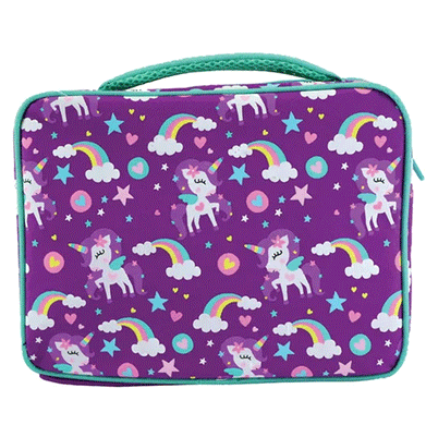 imagSmily Kiddos Multi Compartment Lunch Bag Pink