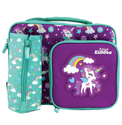 imagSmily Kiddos Multi Compartment Lunch Bag Pink