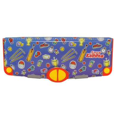 imagSmily Kiddos Pop Out Pencil Box Cricket Theme - Blue-SK16001727