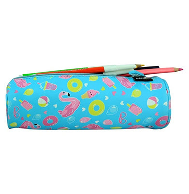 imagSMILY KIDDOS Round Pencil Pouch for Kids