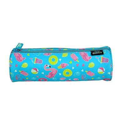 imagSMILY KIDDOS Round Pencil Pouch for Kids