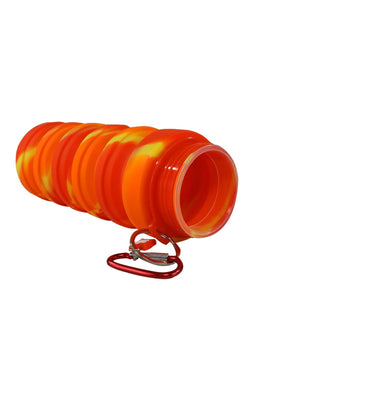 imagSmily Kiddos Silicone Water Bottle- Red