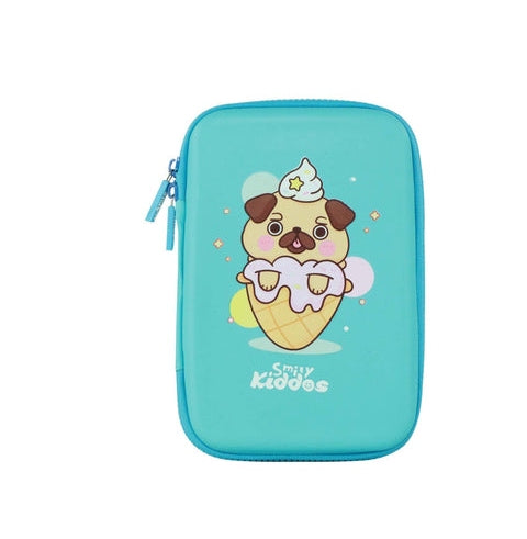 Smily Kiddos IceCream Puppy Pencil Case: Stylish & Spacious Organizer For Young Learners