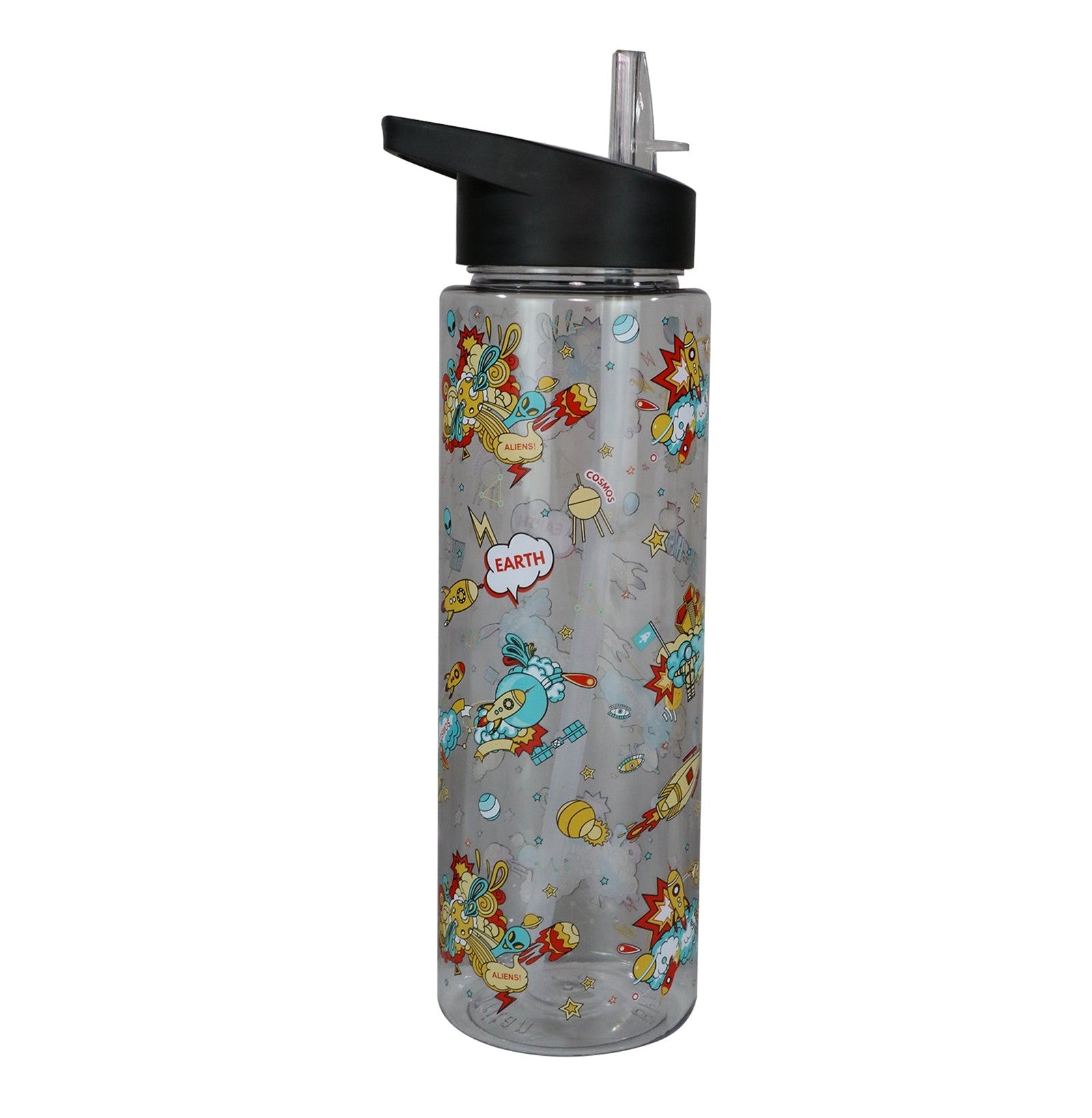 Smily Kiddos Insulated Space-Themed Sipper Bottle for Kids