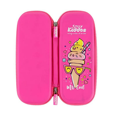 imagSmily Kiddos Small EVA Pencil Case - Ice Cream Pink