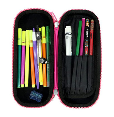 imagSmily Kiddos Small EVA Pencil Case - Ice Cream Pink