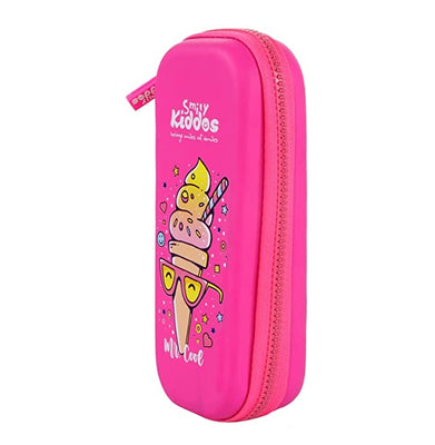 imagSmily Kiddos Small EVA Pencil Case - Ice Cream Pink