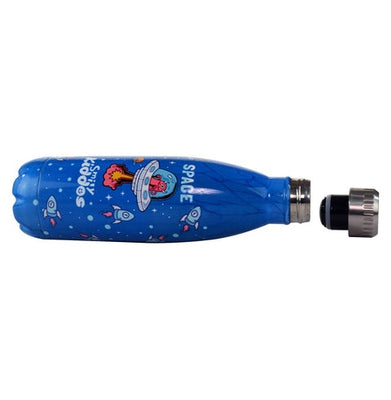imagSmily Kiddos Steel Water Bottle Blue - Space Theme-Sk16001643