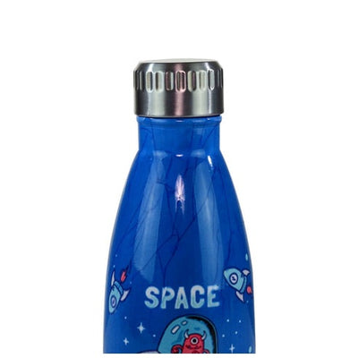imagSmily Kiddos Steel Water Bottle Blue - Space Theme-Sk16001643