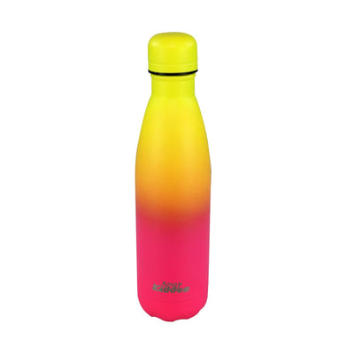 imagSmily Kiddos Steel Water Bottle Matte 500 ML -Matte Teal Pink