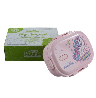 imagSmily Kiddos Uncorn Steel Lunch Box Purple - Medium-Sk16001620