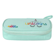 image //www.c...Smily Kiddos Zipper Pencil Pouch Unicorn Seagreen-MK11001613