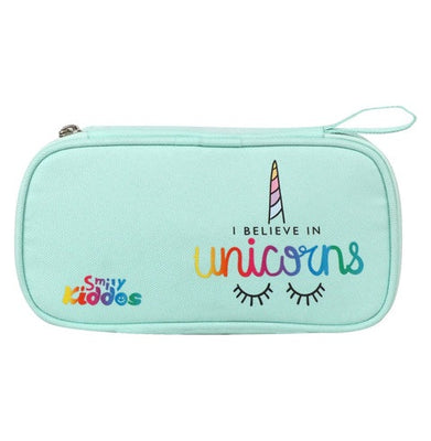 imagSmily Kiddos Zipper Pencil Pouch Unicorn Seagreen-MK11001613