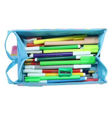 imagSmily Tray Pencil Case Light Blue