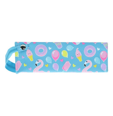 imagSmily Tray Pencil Case Light Blue