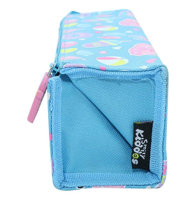 imagSmily Tray Pencil Case Light Blue