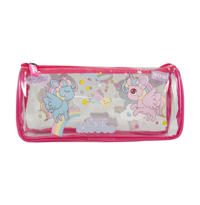 imagSmily Unicorn Transparent Pencil Pouch Sk11003080