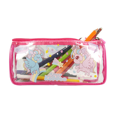 imagSmily Unicorn Transparent Pencil Pouch Sk11003080