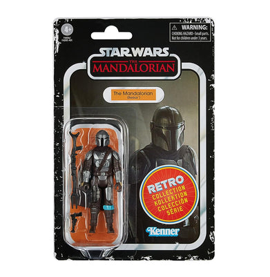 imagStar Wars Retro Collection The Mandalorian Beskar Toy 3.75-Inch-Scale The Mandalorian Collectible Action Figure