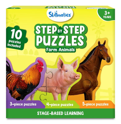 imagStep By Step Puzzles- Farm Animals