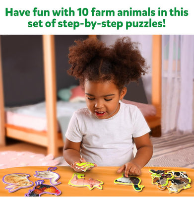 imagStep By Step Puzzles- Farm Animals