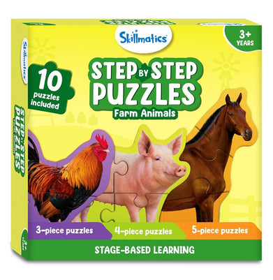 imagStep By Step Puzzles- Farm Animals