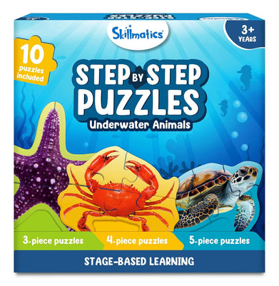 imagStep By Step Puzzles - Underwater Animals